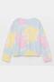 Girl's Sweatshirt Tie Dye Patterned Yellow - Mila - 2