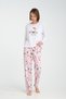 Long Sleeve Printed Combed Cotton Pajama Set Supersoft - 2