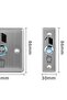Non Backlight Stainless Steel Exit Button Push Switch Door Sensor Opener Release for Magnetic Lock A - 6