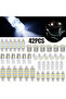 42 قطعة 42 قطعة LED إضاءة داخلية للسيارة T10 6000K SMD LED استبدال لوحة الترخيص / لمبات القراءة X - 7