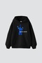 After Hours Printed Oversize Unisex Premium Black Hoodie