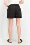 Maternity Plain Basic Shorts, Black - 3