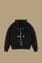 Cactus Jack Back Printed Oversize Unisex Black Hoodie - 6