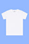 Boy's Crew Neck Undershirt Short Sleeve T-Shirt 6 Pieces White 100% Cotton - 2