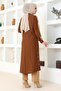 Arma Detailed Buttoned Suit Brown 19194 - 4