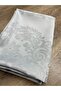 Carefree Stain Resistant Lace Patterned Tablecloth 160X220 Gray - 6
