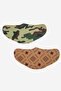 Women 2 Pcs Face Covering Mask, Multicolor