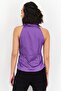 Women V-Neck Sleeveless Plain Top, Purple - 4
