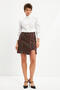 White Cup Button Detailed Shirt - 2