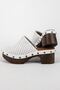 Sabo Women's Heeled Slippers Nurse Clogs-White - 2