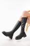 236-2291 Black Zippered Daily Women's Boots - 2