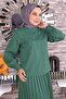 Pearl and Stone Detailed Suit Emerald 19135 - 2