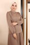 Skirt Pleated Suit Mink 19134 - 2