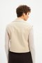 Ecru Basic Unlined Vest - 7
