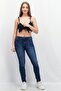Women Tie Neck Sleeveless Plain Crop Top, Black - 4