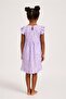 Lavender Girl's Nightgown Lilac - 2