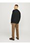 Men's Chest Logo Printed Sweatshirt - Blachad - 3