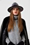 Gray Gradient Fedora Hat - 2