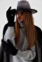 Gray Gradient Fedora Hat - 8