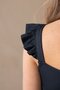 Anthracite Women's Elegant Strap Blouse - 4