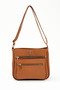 Women's Soft Leather 4 Compartment Long Cross Strap Medium Size Useful Shoulder Bag