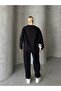 Women's Oversize Tracksuit Set - Three Thread Thick Raised - 3