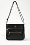 Women's Soft Leather 4 Compartment Long Cross Strap Medium Size Useful Shoulder Bag