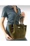 Women's Suede Nubuck Magnetic Arm Bag - 2