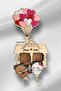 Couple Lover Keychain Front Door Wooden Keychain (Length 20 cm Width 13 cm) - 4