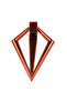 Triangle Rose 32 mm Handle Luxury Country Kitchen Furniture Cabinet Drawer Handle