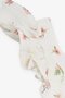 Girl's Dress Floral Frilly Embroidered 2-6 Years, Ecru - 8