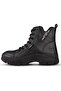 Mp 242-1884, Black Women's Zippered Lace-Up Sports Boots
