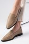River Genuine Leather Mink Color Women's Loafer Daily Flat Shoes - 2