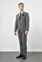 Men's Smoked Striped Mono Collar 6 Drop Slim Fit Slim Fit Suit 1001245102 - 3