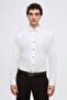 Ds Damat Slim Fit White Plain Tuxedo Shirt - 2