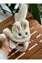 تاج سماعة رأس من القطيفة على شكل أرنب مع صوت يتحرك الأذنين - 2