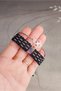 Custom Design Micro Macrame Steel Clover Luck Bracelet Combination - 3