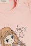Girl's Long Sleeve T-Shirt Floral Girl Printed 1-4 Years, Salmon - 3