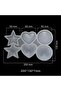 Cakepops Star Heart Circle Lollipop Candy Chocolate & Pastry Silicone Mold - 3