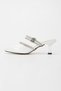 Toscana Series Pointed Toe Rhinestone Thin Heeled Women's Evening Dress Shoes - 5