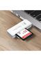 USB 3.0 Sd and Micro Sd Memory Card Reader White - 4