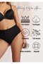 Cotton Women's High Waist Panties (Slip) White 7-Piece Pack (Large Size-Battal-Bato) - 2