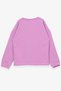Girl's Long Sleeve T-Shirt Portrait Girl Printed 10-14 Years, Purple - 2