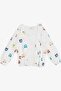 Girls & Boys Boys' Raincoat with Cute Teddy Bear Pattern, 1-5 Years, White - 5