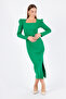 Women's Camisole Square Neck Balloon Sleeve Dress - 3