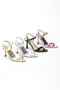 Lady Series Thin Heeled Buckle Women's Evening Dress Shoes - 6