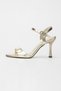 Lady Series Thin Heeled Buckle Women's Evening Dress Shoes - 5