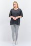 Women Sportswear Fit Textured Training Sweatshirt, Charcoal Gray - 2