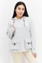 Women Sportswear Fit Outdoor Hoodie, Light Grey