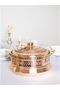 طقم أواني نحاسية موديل ماردين مطرز لون نحاسي - 5